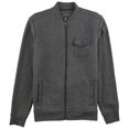 thumbnail image 1 of Suéter de punto con cremallera completa Tasso Elba para hombre gris extragrande, 1 of 2