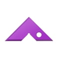 thumbnail image 1 of IMENGL Clearance! Delayuji Right Angle Gauge Aluminum Alloy Woodworking Square Protractor Small Triangle Ruler for 45/90 Angle Checking Precision Measuring Tool One Size Purple, 1 of 8