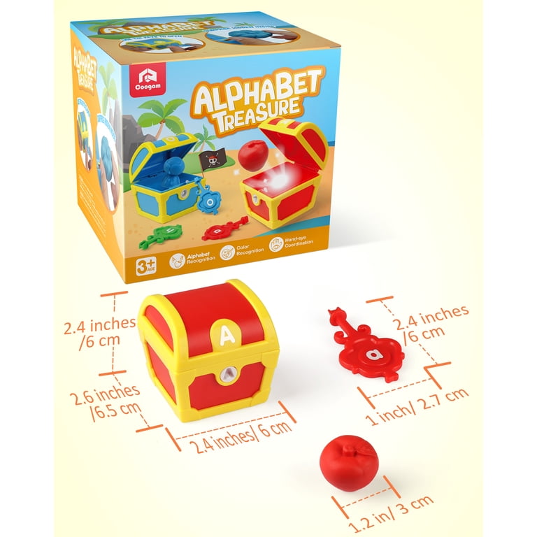 Coogam Alphabet Learning Toys for Toddlers, 26pcs Letters Surprise