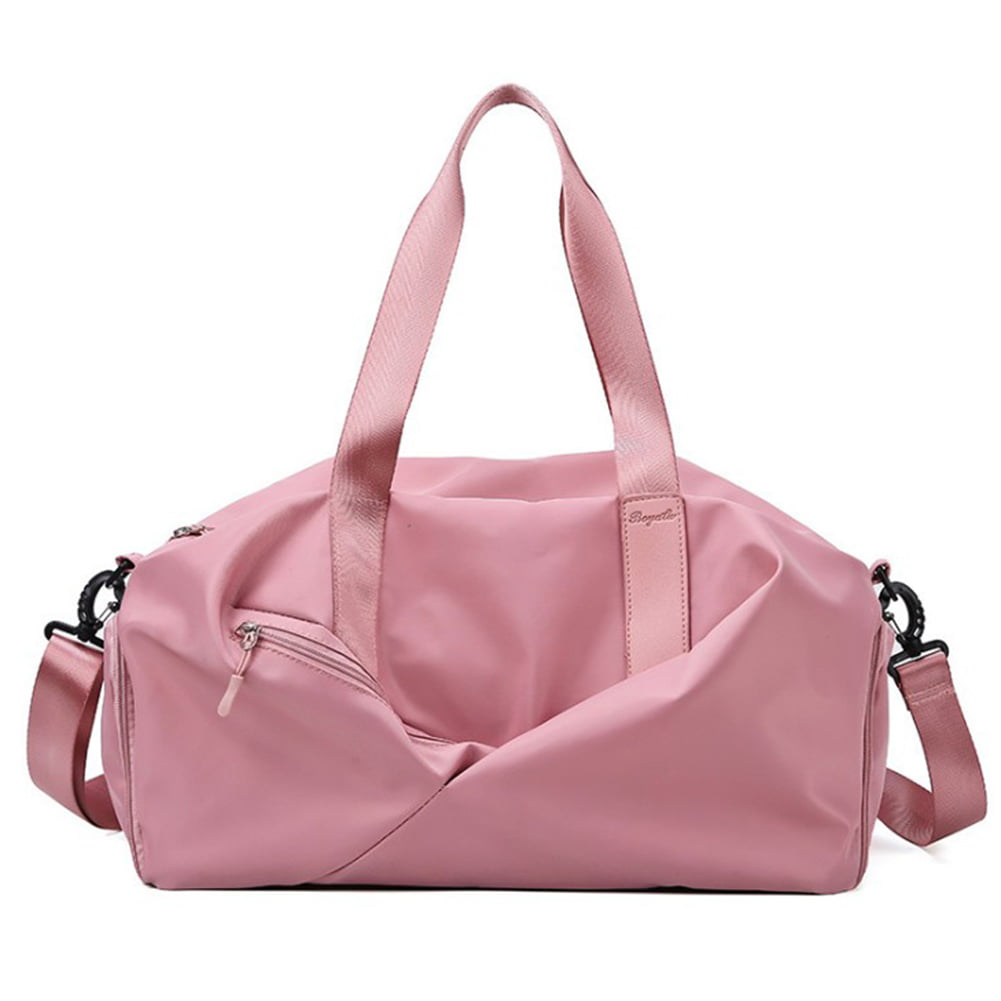 Details about   Pink Gym Duffle Bag Waterproof Sequins Sports Bags Travel Duffel Bags with Shoes 