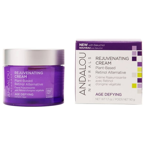 Andalou Naturals - Rejuvenating Plant Based Retinol Alternative Cream - 1.7 oz.