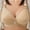 Yellow, variant on Amidoa Push-up Bras for Women Wireless Beige Large Bust Solid Bra Brasiers Women 36