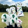 thumbnail image 4 of Doublure de Couvre-Chef de Putter de Maillet de Golf Protège les Couvre-Chefs de Club de Golf en Forme de L 13x17 cm, 4 of 9