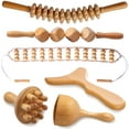 thumbnail image 1 of Herramientas de masaje de madera 6 en 1 Lianjindun para modelar el cuerpo, 1 of 7