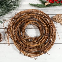 NIAIZEK 1 Roll Natural Grapevine Twig Garland Ideal for Christmas DIY Crafts & Wreath Making(145.67X0.59X0.39in)