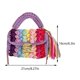 thumbnail image 2 of Bolso de mano de noche para mujer bolso colorido para fiesta de boda bolso Hobo hecho a mano creativo, 2 of 6