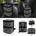 thumbnail image 4 of Renewold American Tribal Black 15 PCS Car Seat Cover Full Set, with Steering Wheel Seat Belt Strap Rear View Mirror Cover Trash Can Coaster Keychain Air Vent Storage Bag Car Decor Universal Fit, 4 of 7