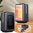 thumbnail image 4 of HIBIBUD 2026 New Space Heater Indoor Use,Heater Indoor with Remote,Fast Safety Heater,Portable Desk Heater for Bedroom,Office,Home,Black with Battery, 4 of 7