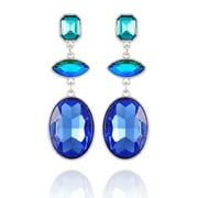 Colorful Drop Statement Earrings