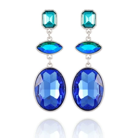 Colorful Drop Statement Earrings