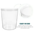 thumbnail image 3 of HEMOTON Transparent PET Rice Storage Bucket Airtight Food Container for Kitchen 10L, 3 of 6