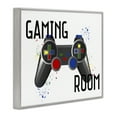 thumbnail image 3 of Stupell Industries Gaming Room Modern Controller Quotes and Sayings Painting Gray Framed Art Print Wall Art, 14 x 11, 3 of 8