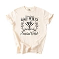 thumbnail image 4 of Abandoned Golf Wives Social Club Shirt for Women Funny Martini Golf Wife Tee Ivory Shirt Adult Medium, 4 of 4