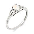 thumbnail image 2 of 925 Sterling Silver Rhodium-Plated Created Opal Ring, 2 of 2