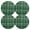 Green, variant on Ryvnso Grid Dark Green Lattice Round Plate Mats Dining Table Placemat Set of 4 for Holiday Decoration