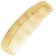 thumbnail image 4 of BRIGHTFUFU Peine de cuerno natural, antiestático, portátil, peine para alisar el cabello, previene la caída del cabello (11 cm), 4 of 8