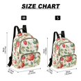thumbnail image 2 of FORMRS Mini Backpack Purse for Women Quilted Travel Daypack Casual Shoulder Bag, Beige Apple Pattern, 2 of 7