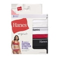 thumbnail image 2 of Hanes Womens Underwear 6-Pack, Originals Hi-Cut Panties, Breathable Stretch-Cotton Underwear for Women, 2 of 10
