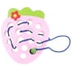 thumbnail image 5 of Juguetes de madera para enhebrar y atar cordones, juego de bloques de madera, regalo educativo para niños de 2 a 3 años, 5 of 7