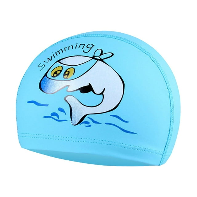 Swim Cap Kids 1Pack Durable Pu Swimming Caps For Kids Youths Annimal Pattern Swimming Cap