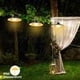 thumbnail image 5 of Lámpara solar para exteriores, impermeable, para jardín, con sensor solar, colgante, con 4 lámparas colgantes, color blanco cálido, 5 of 6