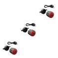 thumbnail image 2 of Toystoory Bicicleta bicicleta luz trasera recargable BikeSeat Post luz impermeable freno advertencia lámpara trasera luces de seguridad Basismodell 3piezas, 2 of 6