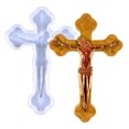 thumbnail image 5 of Dual-Use Cross Silicone Mold Food Grade, Not Sticky, Reusable Baking Tool, DIY Making, Handmade 3D Candle Cake Baking Mold, Wall Decoration Baking Accessories, 5 of 8