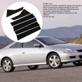 thumbnail image 3 of 6 Pcs Glossy Black Exterior Side Door Window Cover Decal ForB Pillar Posts, 3 of 8