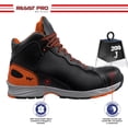 thumbnail image 3 of Zapato de Seguridad WSM tipo tenis, Ergonómico y muy ligero. Con casquillo de Policarbonato. Bota de trabajo multifuncional. Es un calzado Industrial dieléctrico y antiderrapante. Est Potenza WSM  POTENZA2NGO290, 3 of 7