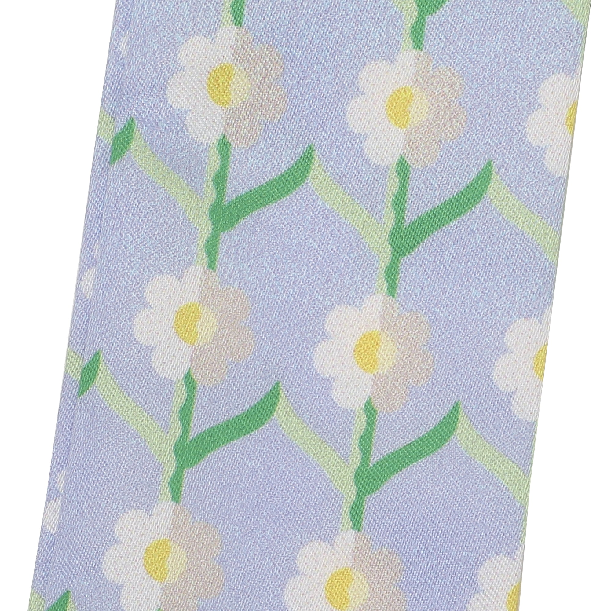 Packed Party Youth Blue Floral Bag Scarf with Cheerful Character Print for Kids