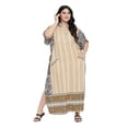 thumbnail image 1 of Oussum Robe Caftans pour Femme Grande Taille Imprimée Longue Maxi à Boutons Robes Caftan, 1 of 7