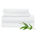 thumbnail image 2 of BNM 300 TC Rayon From Bamboo Sheet Set, Cal King, White, 2 of 6