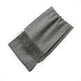thumbnail image 2 of Becaristey Fashionable And Warm Scarf Multiple Colors Available Accessory For All Occasions Lightweight Grey, 2 of 6