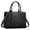 Black, variant on 13.3in Women‘s PU Leather Tote for Tablet and E-reader Top Handle Work Bags for Office Handbag Purse Everyday,Black