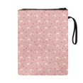 thumbnail image 2 of HELLHERO Book Cover Book Storage Bag Handle Book Cover Carrying Case Waterproof with Storage & Portability 11.4 Inch X 8.66 Inch, Pink Pig Heads Hearts, 2 of 8