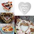 thumbnail image 5 of Heart Shape Cake Mold Cake Decorating Maker PET Plastic Mound Home Bakery Baking Tool, 12 Inch, 5 of 9