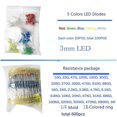 thumbnail image 2 of Kit de resistencia de condensador de transistor de diodo LED YONGSHENG, 2 of 5