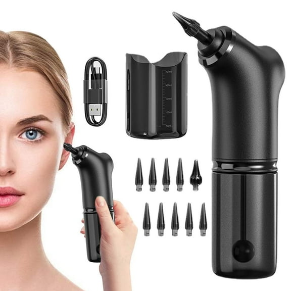 Ear Wax Removal Kit | Ear Wax Removal Electric Ear Cleaner,2000mAh Battery Ear Cleaning Kit Water Powered Cleaner 4 Pressure Settings 7 Hours Work Time for Adults and Kids