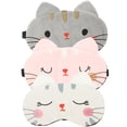 thumbnail image 1 of 3 máscaras de ojos de dibujos animados, adorables, para mujeres y hombres, para dormir, para niños., 1 of 5