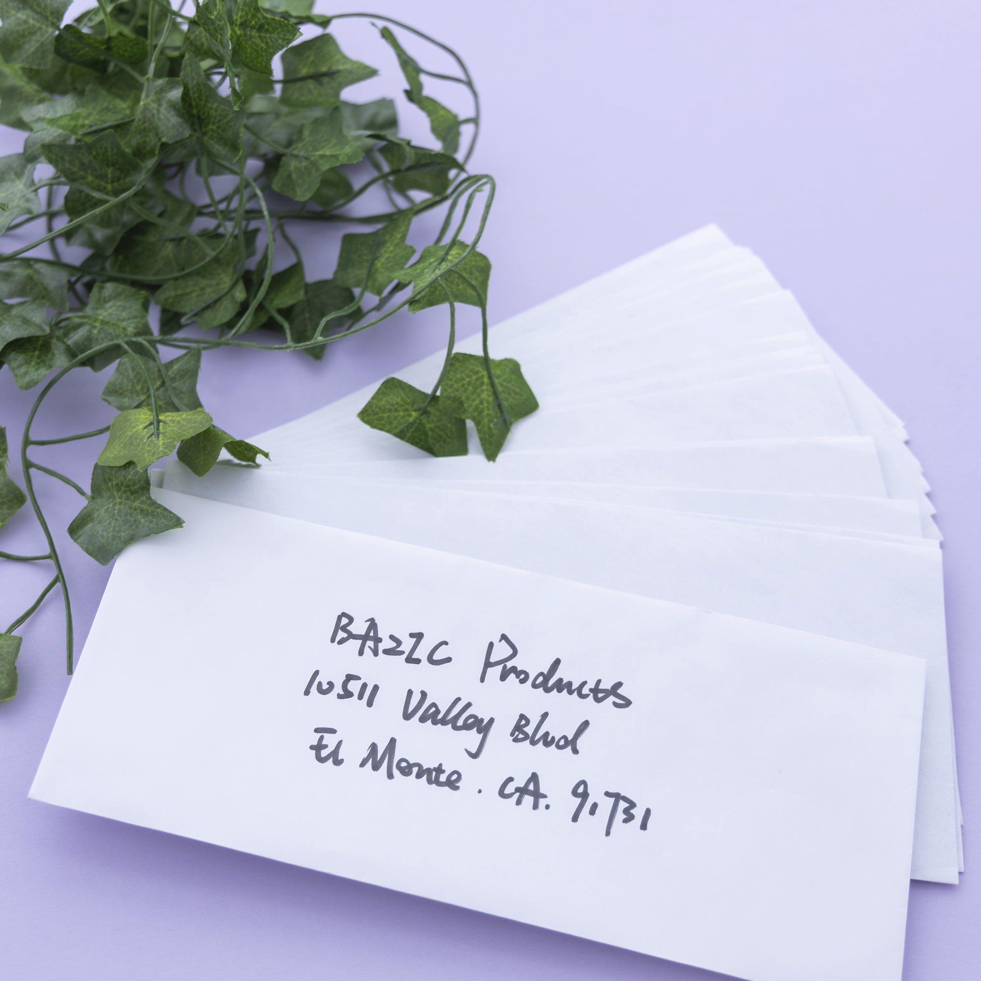 BAZIC Security Envelope Gummed Seal 4 1/8" x 9 1/2" #10 Tint Mailing Envelopes, 960-Count