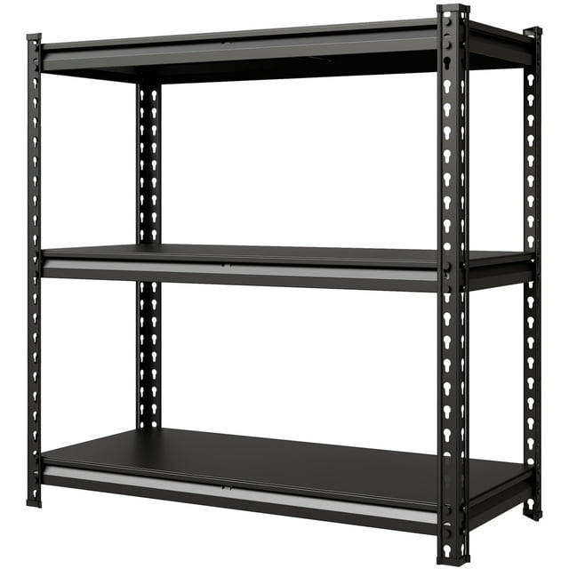 GloryStar Étagère en Acier Ajustable, Étagère de Rangement en Métal Robuste à 3 Ou 5 Niveaux, Capacité de 770 Lb par Tablette pour Garage Ou Entrepôt