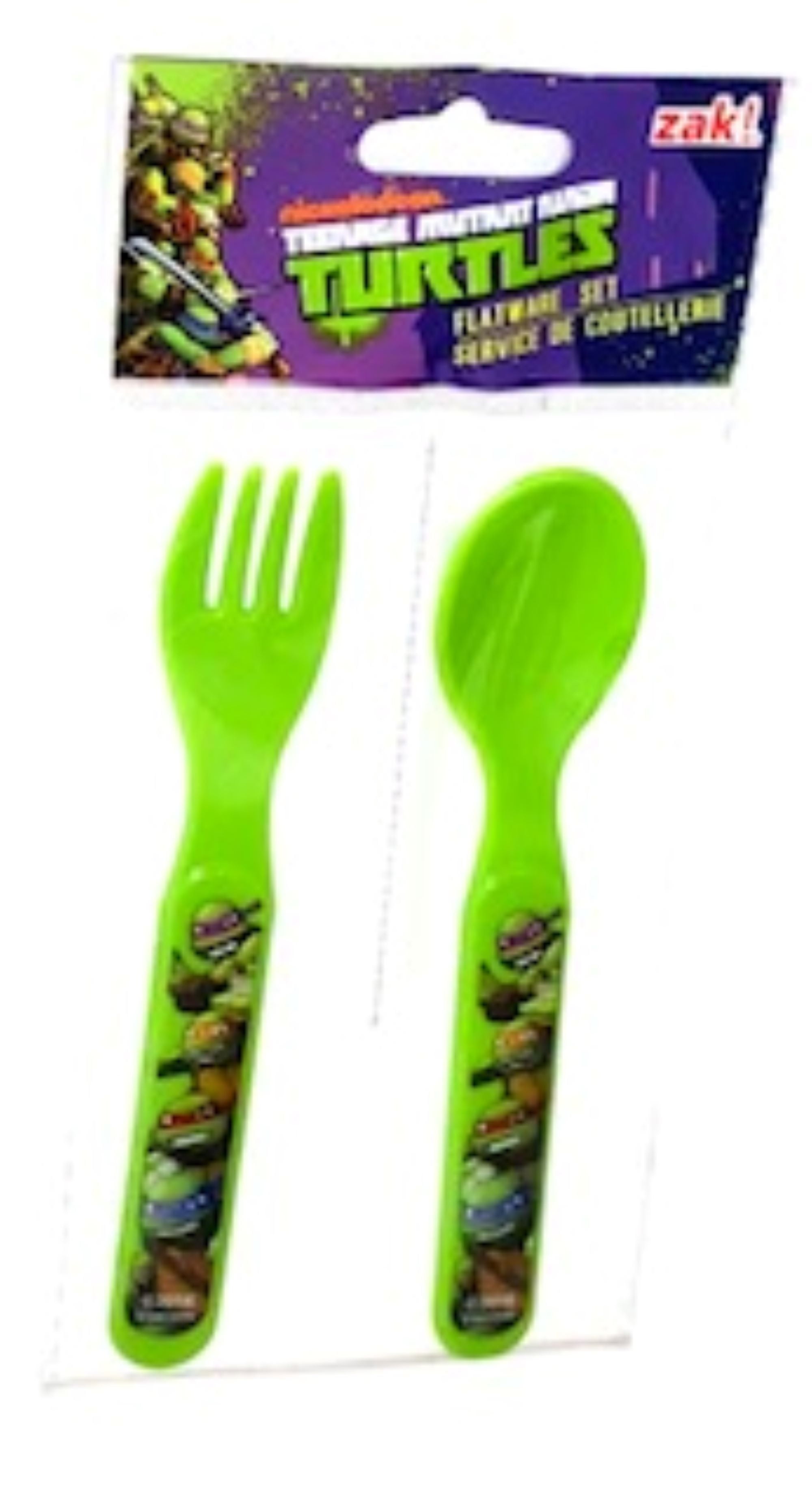 NEW TMNT Mutant Ninja Turtles Piece Dinnerware Set  Plate Bowl Fork Spoon 