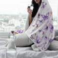 thumbnail image 5 of Mushroom Moth Hooded Blanket Wearable Hooded Blanket Cover Blanket Shawl Warm Robe Shawl Blanket Is Perfect For Bed And Couch Travel And Also A Great Surprise For The Holidays 60"x80" For Adults, 5 of 6