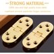thumbnail image 3 of CHAO Paquete de 6 bisagras planas plegables para puerta de gabinete, mesa para máquina de coser, bisagra superior plegable de aleación de Zinc con tornillos, dorado, 3 of 5