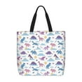 thumbnail image 1 of Balery Dinosaur Bolsa de Mano para Mujeres con Cremallera, Bolsa de Gimnasio con Compartimentos, Bolsa para Laptop, Bolsa para Trabajo, 1 of 7