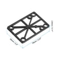 thumbnail image 2 of 1/8" Patines de Skate Riser Pads PP Patines de Skate Shock Pads, Paquete de 16 en Negro, 2 of 5