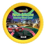Cameleon Cover NEON-YELLOW New Neon Glow In The Dark Yellow Silicone Steering Wheel Cover
