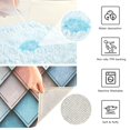 thumbnail image 3 of Yayeee Bath Rug for Bathroom Floor Non Slip Rectangle Fluffy Soft Absorbent Mat, 16"x24", Colorful Art Pattern, 3 of 7