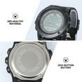 thumbnail image 4 of Multifunction Watches Soccer Referee Watches Stopwatch Timer Chronograph Countdown Football Club Male Watch (Black), 4 of 8