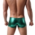 thumbnail image 4 of Calzones Para Hombre, Pantalones En Forma De T Para Hombre, Ropa Interior De Cuero Con Doble Abertura, Malla A Juego De Colores, Ropa Interior De Cintura Baja, 4 of 5